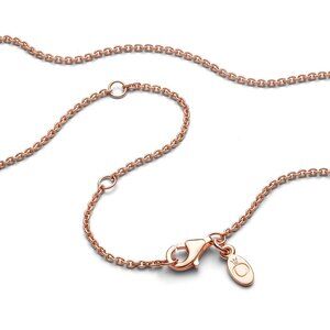 Rose gold plate necklace, new 580413-90  35.4 inches